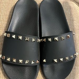 Valentino stud slides
